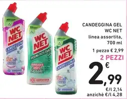 Spazio Conad Candeggina gel WC Net offerta