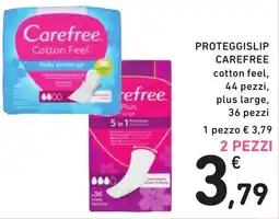 Spazio Conad Proteggislip Carefree cotton feel offerta