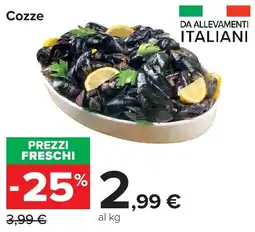 Carrefour Cozze da allevamenti italiani offerta