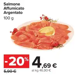 Carrefour Salmone Affumicato Argentato offerta