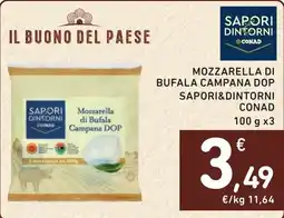 Spazio Conad Mozzarella di Bufala Campana DOP Saporidintorni offerta