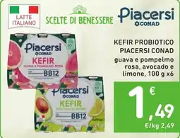 Spazio Conad Kefir probiotico Piacersi Conad offerta