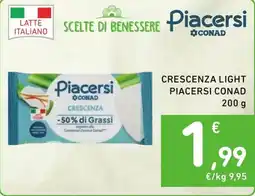Spazio Conad Crescenza light Piacersi Conad offerta