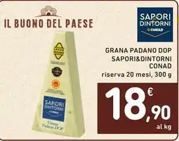 Spazio Conad Grana Padano DOP Sapori&Dintorni Conad offerta