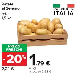 Carrefour Patate al Selenio offerta