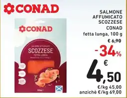 Spazio Conad Salmone affumicato scozzese offerta