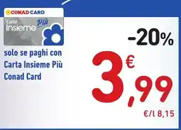 Spazio Conad Carta Insieme Più Conad Card offerta