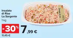 Carrefour Insalata di Riso La Sorgente offerta