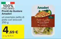 Carrefour Pronti da Gustare Amadori petto di pollo con broccoli offerta