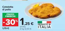 Carrefour Cotoletta di pollo offerta