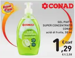 Spazio Conad Gel piatti super concentrato acidi di frutta CONAD offerta
