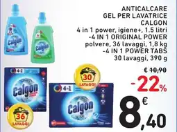 Spazio Conad Anticalcare gel per lavatrice Calgon offerta