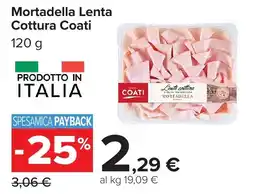 Carrefour Mortadella Lenta Cottura Coati offerta