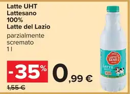Carrefour Latte UHT Lattesano offerta