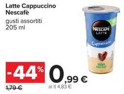 Carrefour Latte Cappuccino Nescafé offerta