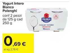 Carrefour Yogurt Intero Bianco Polenghi offerta