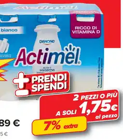 Carrefour Actimel bianco offerta