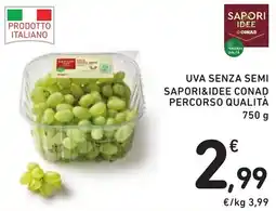 Spazio Conad Uva senza semi Sapori&Idee Conad offerta