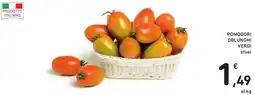 Spazio Conad Pomodori oblunghi verdi sfusi offerta
