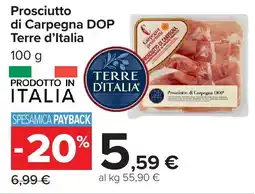 Carrefour Prosciutto di Carpegna DOP Terre d'Italia offerta