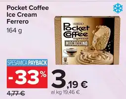 Carrefour Pocket Coffee Ice Cream Ferrero offerta