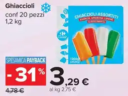 Carrefour Ghiaccioli Carrefour Classic offerta