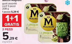 Carrefour Stecchi Magnum La-Pistache Signature offerta