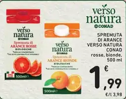 Spazio Conad Spremuta di arance rosse e bionde verso natura offerta