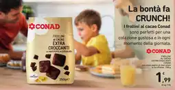 Spazio Conad Frollini al cacao Conad extra croccanti offerta