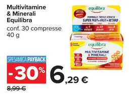Carrefour Multivitamine & Minerali Equilibra offerta