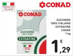Spazio Conad Zucchero extrafine Conad offerta