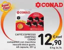 Spazio Conad Caffè espresso corposo Conad offerta