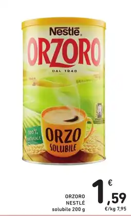 Spazio Conad Orzoro Nestlé solubile offerta