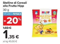 Carrefour Stelline di Cereali alla Frutta Hipp offerta