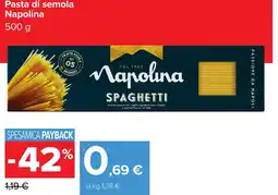 Carrefour Spaghetti Napolina offerta