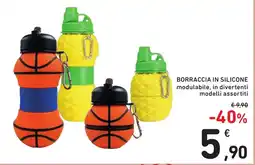 Spazio Conad Borraccia in silicone offerta