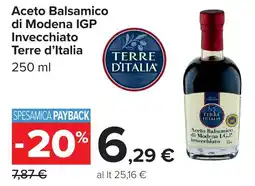 Carrefour Aceto Balsamico di Modena IGP Invecchiato Terre d'Italia offerta
