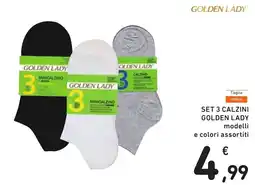 Spazio Conad Golden Lady Set 3 Calzini offerta