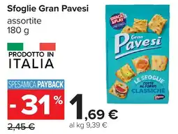 Carrefour Sfoglie Gran Pavesi offerta