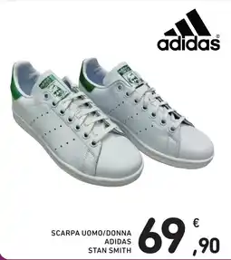 Spazio Conad Scarpe uomo/donna adidas Stan Smith offerta