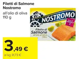 Carrefour Filetti di Salmone Nostromo offerta