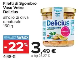 Carrefour Filetti di Sgombro Delicius offerta