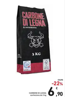 Spazio Conad Carbone di legna offerta