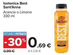 Carrefour Isotonica Best Sant'Anna offerta