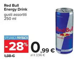 Carrefour Red Bull Energy Drink offerta