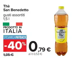 Carrefour Thè San Benedetto offerta