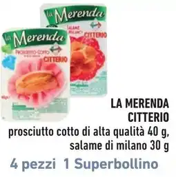Spazio Conad La Merenda prosciutto cotto offerta