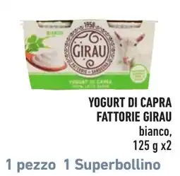Spazio Conad Yogurt di capra Fattorie Girau bianco offerta