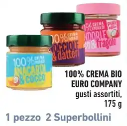 Spazio Conad 100% Crema Bio Euro Company offerta