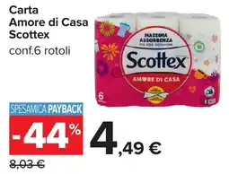 Carrefour Carta Amore di Casa Scottex offerta
